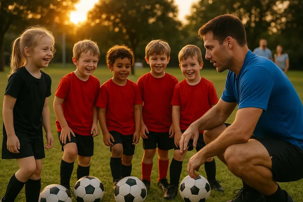 Spokane Grassroots Sports players warming up on a community field