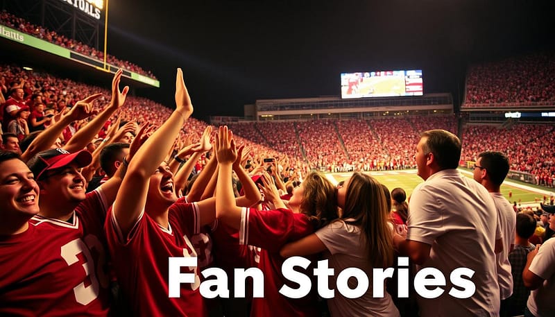 Alabama classics fan memories: A crowd of passionate fans in crimson and white jerseys erupting in cheers, their faces lit by the glow of the stadium lights. In the foreground, a group of friends high-fiving and embracing, their expressions filled with joy and camaraderie. In the middle ground, the vast expanse of the arena, with the iconic scoreboard and the towering stands in the background, creating a sense of scale and grandeur. The scene is bathed in a warm, golden light, evoking the timeless atmosphere of a beloved college football tradition. The fans' excitement and shared love for their team fill the air, capturing the essence of the "Fan Stories" section of the article. Alabama classics fan memories: A crowd of passionate fans in crimson and white jerseys erupting in cheers, their faces lit by the glow of the stadium lights. In the foreground, a group of friends high-fiving and embracing, their expressions filled with joy and camaraderie. In the middle ground, the vast expanse of the arena, with the iconic scoreboard and the towering stands in the background, creating a sense of scale and grandeur. The scene is bathed in a warm, golden light, evoking the timeless atmosphere of a beloved college football tradition. The fans' excitement and shared love for their team fill the air, capturing the essence of the "Fan Stories" section of the article.